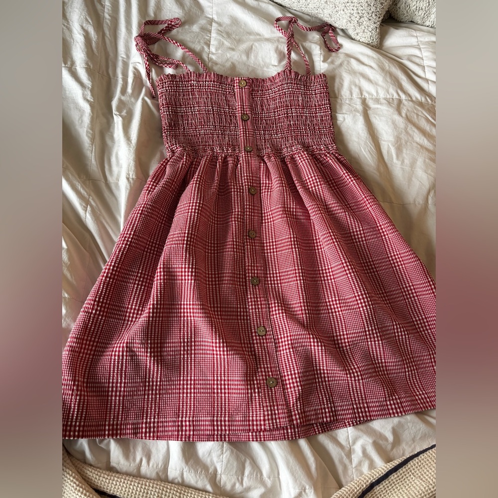 Red Plaid Dress